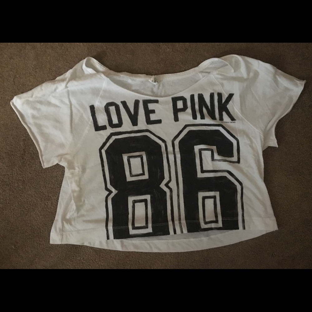 Pink crop top